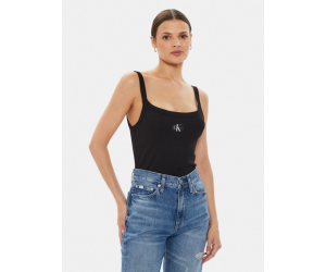 Tielko v čiernej farbe Calvin Klein Jeans