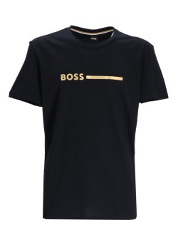 Čierne tričko Boss s krátkym rukávom