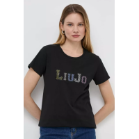 Dámske čierne LIU-JO tričko Dámske čierne LIU-JO tričko