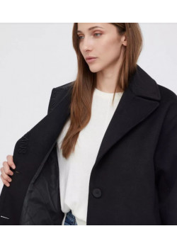 Čierny kabát Calvin Klein