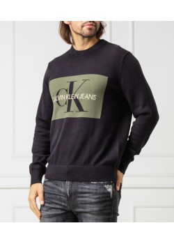 Calvin Klein pánsky pulóver Monogram logo