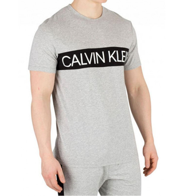 Calvin Klein pánske tričko Grey Heather