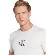 Tričko Calvin Klein pre pánov s krátkym rukávom biele
