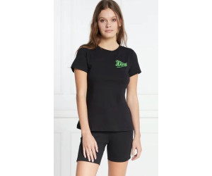Čierne klasické tričko s krátkym rukávom Calvin Klein Jeans
