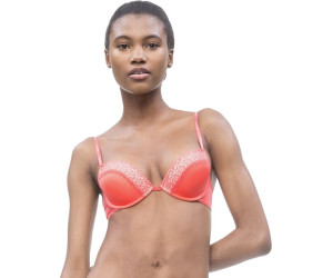 Dámska push-up ružová podprsenka Calvin Klein 