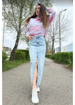 Dlhá džínsová sukňa Calvin Klein 