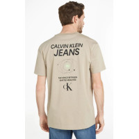 BÉŽOVÉ PÁNSKE TRIČKO CALVIN KLEIN JEANS S POTLAČOU BÉŽOVÉ PÁNSKE TRIČKO CALVIN KLEIN JEANS S POTLAČOU