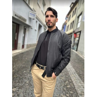 Pánska tenká obojstranná bunda Calvin Klein čierna Pánska tenká obojstranná bunda Calvin Klein čierna