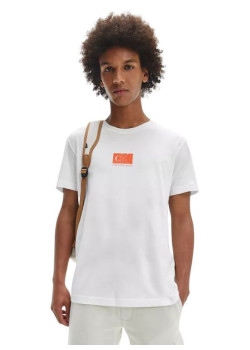 Pánske biele tričko Calvin Klein 