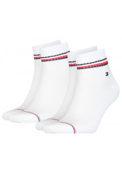 Biele členkové ponožky značky Tommy Hilfiger