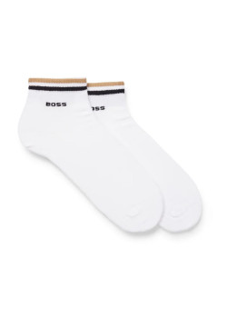 BOSS biele členkové ponožky 