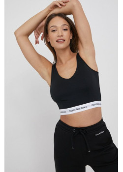 Čierny Crop Top Calvin Klein 