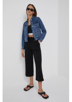 Čierny Crop Top Calvin Klein 