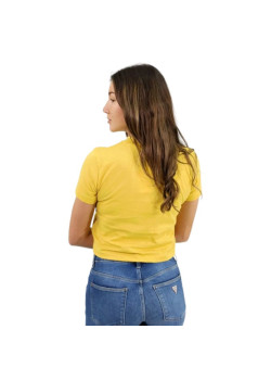 Dámske krátke žlté tričko Calvin Klein