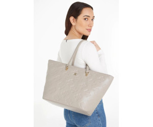 Veľká béžová elegantná shopper kabelka Tommy Hilfiger