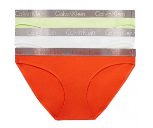 Dámske bavlnené farebné nohavičky Calvin Klein 3 kusy v balení