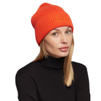 Dámska pletená čiapka Calvin Klein v oranžovej farbe