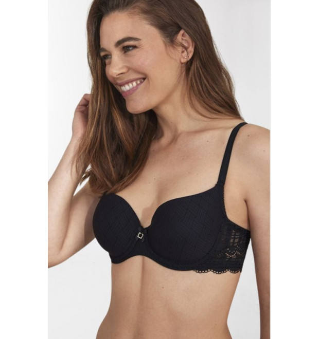 Dámska čierna double push up podprsenka Selmark Dámska čierna double push up podprsenka Selmark