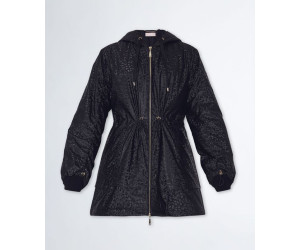 Dámska čierna bunda LIU-JO s kapucňou