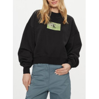 Dámska voľná čierna mikina Calvin Klein Dámska voľná čierna mikina Calvin Klein