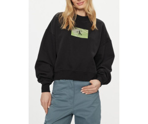 Dámska voľná čierna mikina Calvin Klein
