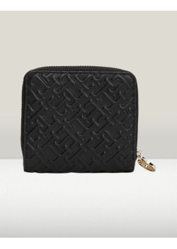 Dámska penaženka s monogramom Tommy Hilfiger čierna