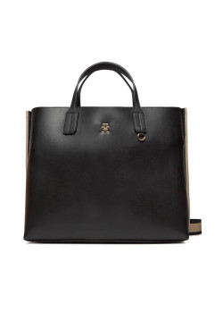 Veľká čierna elegantná kabelka od značky Tommy Hilfiger