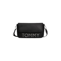Crossbody kabelka s kovovým logom Tommy Jeans čierna