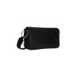 Crossbody kabelka s kovovým logom Tommy Jeans čierna Crossbody kabelka s kovovým logom Tommy Jeans čierna