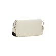 Crossbody kabelka s kovovým logom Tommy Jeans béžová Crossbody kabelka s kovovým logom Tommy Jeans béžová