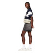 Crossbody kabelka s kovovým logom Tommy Jeans béžová Crossbody kabelka s kovovým logom Tommy Jeans béžová