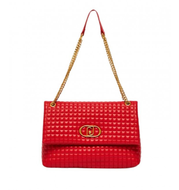 Liu Jo crossbody kabelka so zlatou retiazkou červená Liu Jo crossbody kabelka so zlatou retiazkou červená