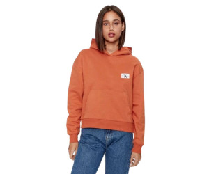 Dámska oranžová mikina  s kapucňou Calvin Klein
