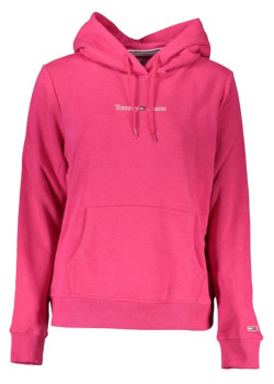 Mikina s kapucňou Tommy Hilfiger ružová