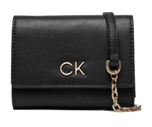 Calvin Klein čierna peňaženka s príveskom
