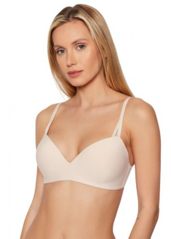 Smotanová podprsenka Calvin Klein bez kostíc