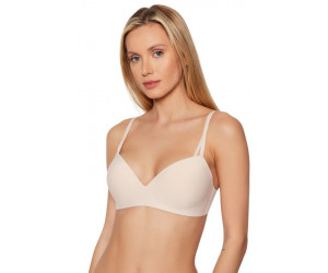 Smotanová podprsenka Calvin Klein bez kostíc