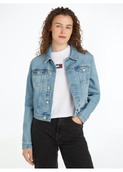 Džínsová bunda Tommy Jeans bledo modrá