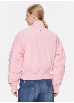 TOMMY HILFIGER dámska zimná bomber bunda ružová