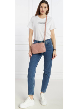 Značková ružová kabelka Calvin Klein