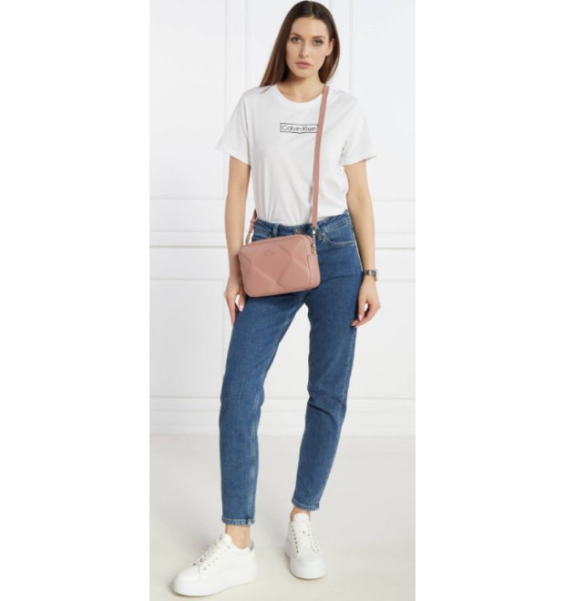 Značková ružová kabelka Calvin Klein