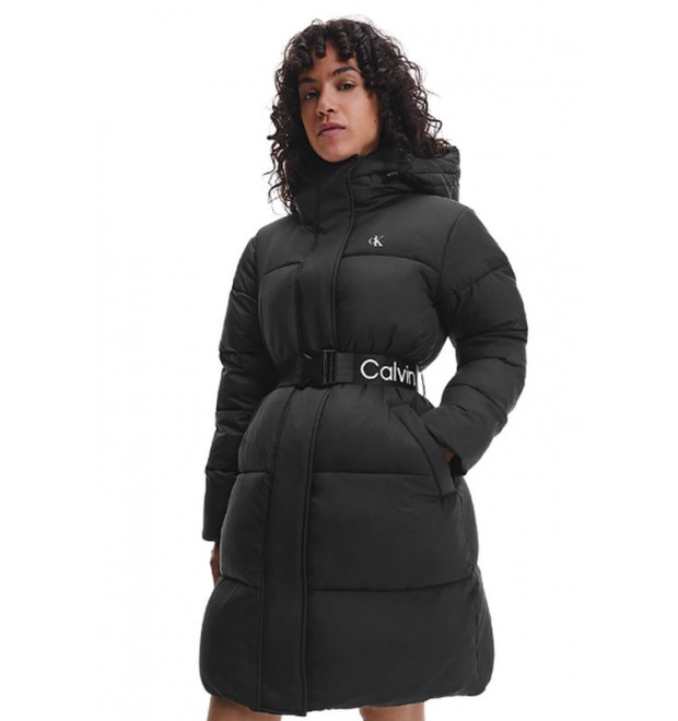 Dámska predĺžená zimná bunda Calvin Klein čierna Dámska predĺžená zimná bunda Calvin Klein čierna