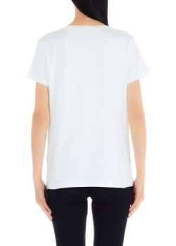 Dámske biele tričko s krátkym rukávom značky Liu Jo