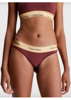 Dámske brazilky  Calvin Klein vínovej farby