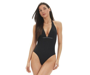 Dámske celé čierne plavky Tommy Hilfiger