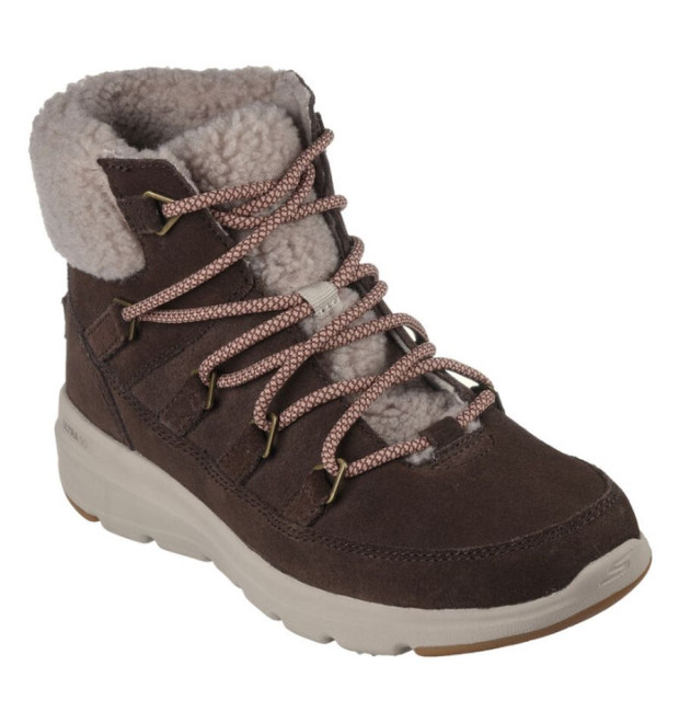 Dámske hnedé semišové topánky Skechers s kožušinkou Dámske hnedé semišové topánky Skechers s kožušinkou