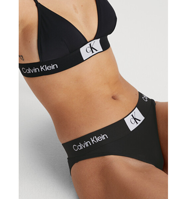 Čierne plavkové nohavičky Calvin Klein