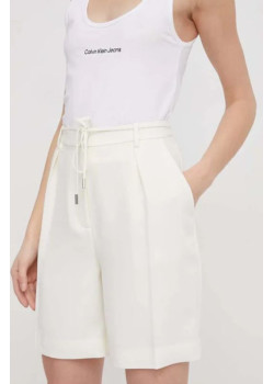 Dámske krémové šortky Calvin Klein