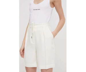 Dámske krémové šortky Calvin Klein