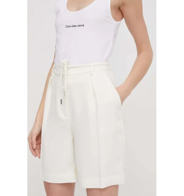 Dámske krémové šortky Calvin Klein Dámske krémové šortky Calvin Klein